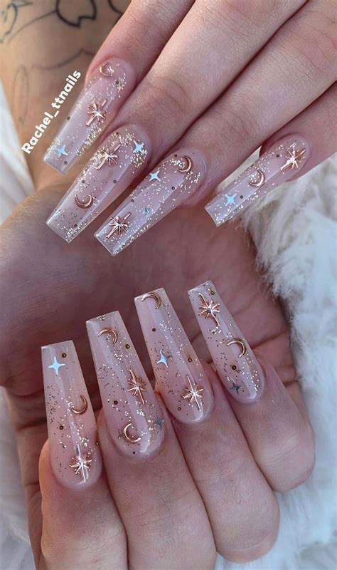 Stylish Nail Art Designs That Pretty From Every Angle Moon And Star On