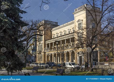 Building Of Military Club In Center Of City Of Sofia Editorial Image