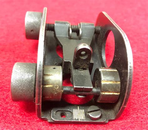 Original Canadian C9 Saw M249 Mg Complete Rear Sight With Screws