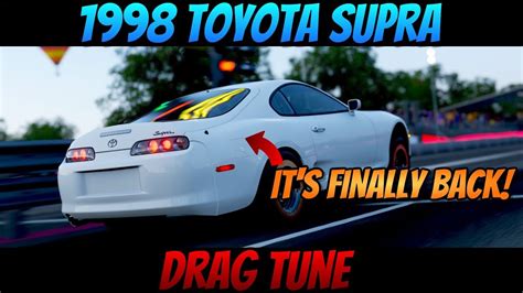 Forza Horizon 4 1998 Toyota Supra Drag Tune Youtube