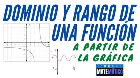 Dominio Y Rango De Una FunciÓn 😎📈 [a Partir De La GrÁfica] Youtube