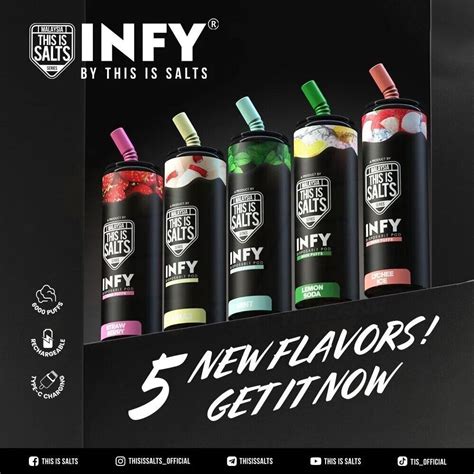 Disposable Pod Infy 6000 Puffs New Flavor แท้ กลิ่นใหม่ 15ml