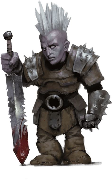 Duergar Stone Guard » Monster Stat Block - DnD 5e