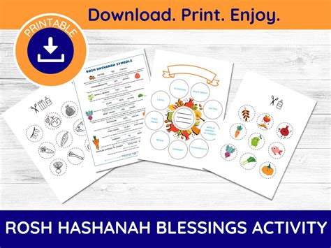 Printable Rosh Hashanah Activities Rosh Hashanah Kids Rosh Hashanah