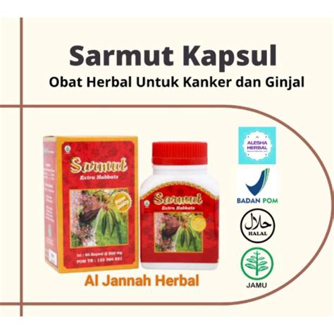 Jual SARMUT Sarang Semut Extra Habbats Isi 80 Kapsul Herbal Kanker