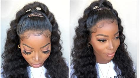 Detailed Flawless Lace Front Wig With Baby Hair No Bleached Knots