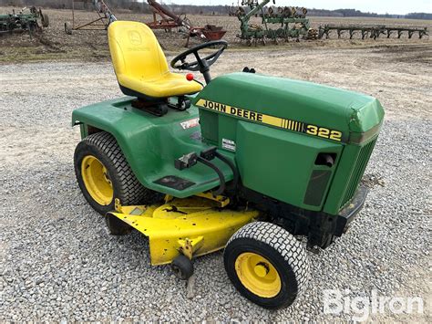 1992 John Deere 322 Lawngarden Tractor Bigiron Auctions