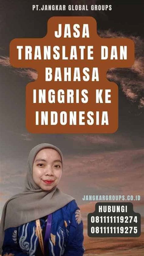 Jasa Translate Dan Bahasa Inggris Ke Indonesia Jangkar Global Groups