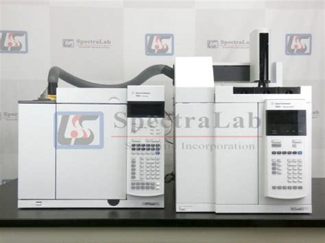 Agilent A Gc With A Headspace Autosampler And Vial Tray