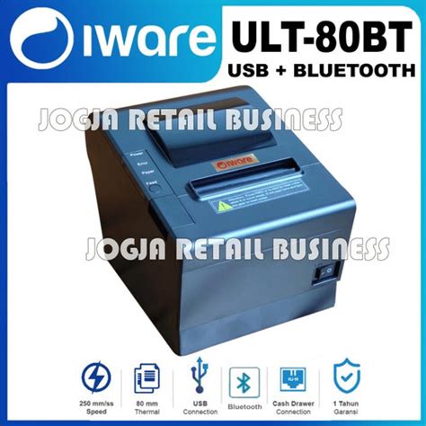 Jual Printer Pos Kasir Thermal Mm Iware Ult Bt Bluetooth Usb