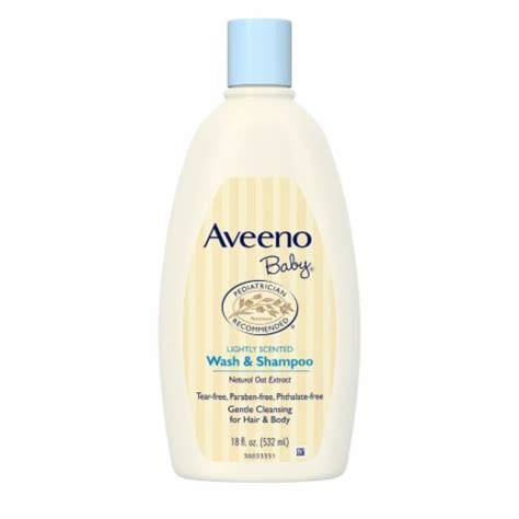 Aveeno Baby Daily Moisture Body Wash Shampoo Oat Extract 18 Fl Oz