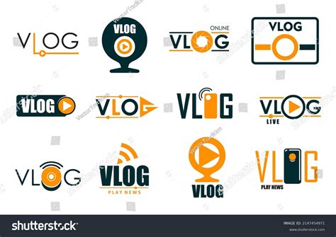 Vlog Logo Over 5993 Royalty Free Licensable Stock Vectors And Vector