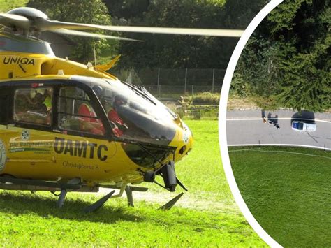 Mit Motorrad Gest Rzt Schwere Verletzungen Am Oberk Rper Eichenberg