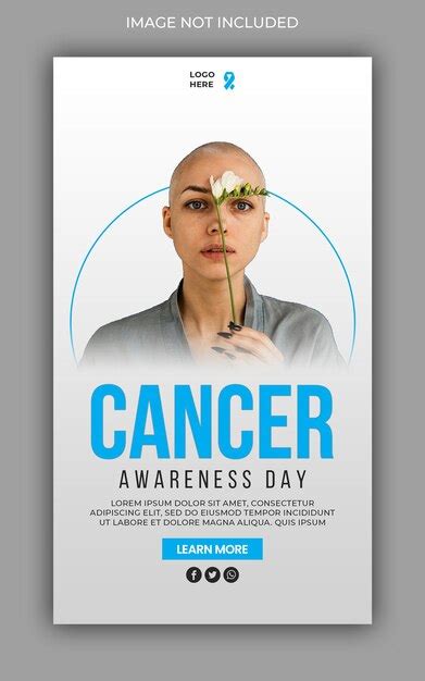 Premium Psd World Cancer Awareness Day Social Media Instagram Stories