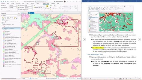 Geoprocessing And Automation In Arcgis Pro Lab Exercise 9 The Intersect And Summarize Tools