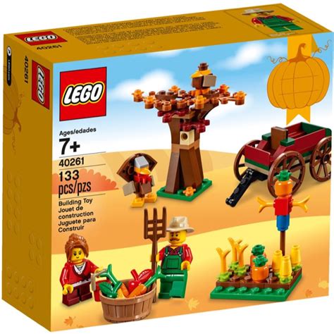 Lego Seasonal Sets Holiday 40261 Thanksgiving New