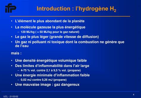 Ppt La Filière Hydrogène Lhydrogène Vecteur énergétique Du Futur