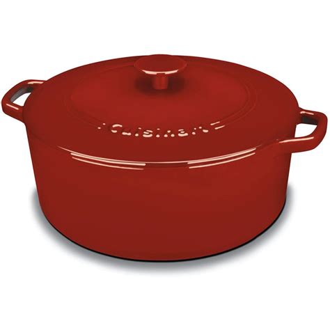 Shop Cuisinart Chef's Classic 7-Quart Cast Iron Dutch Oven with Lid at ...