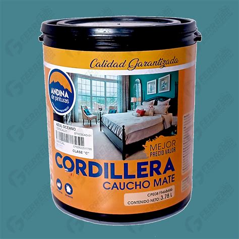 Pintura de Caucho Amarillo Oro Galón Cordillera Ferresuministros