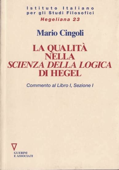 Marx Dialectical Studies Mario Cingoli La qualità nella Scienza