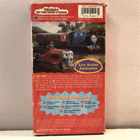 Mavin Thomas The Tank Engine Friends James Learns A Lesson VHS