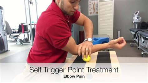 Self Trigger Point Treatment Elbow Pain Youtube