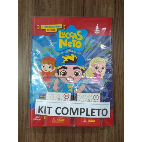 Album De Figurinhas Cards Luccas Neto Completo Para Colar Capa Mole