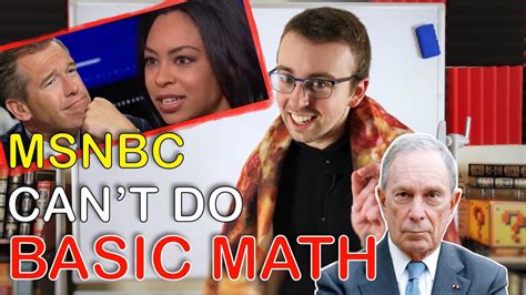 Msnbc Is Really Bad At Math Youtube