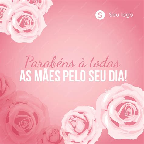 Premium Vector Feliz Dias Das Mães Post Florido De Homenagem às Mães