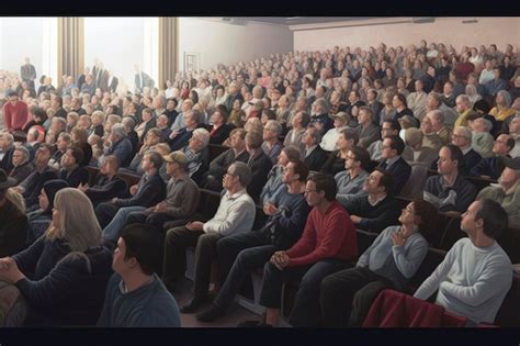 Premium AI Image | Coaching Seminar Hall generative ai