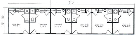 6×6 Man Camp Trailer House Oilfield Trailer Houses