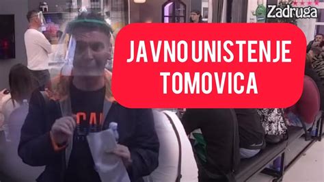 JAVNO Unistenje Vladimira Tomovica U Zadruzi Kada OVO Sazna Bice