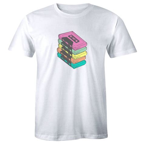 Retro Old Cassette Tapes T Shirt For Men Music Lovers Tee Shirt