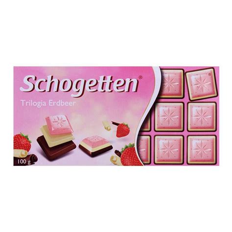 Purchase Schogetten Trilogia Strawberry Chocolate 100g Online at Best ...