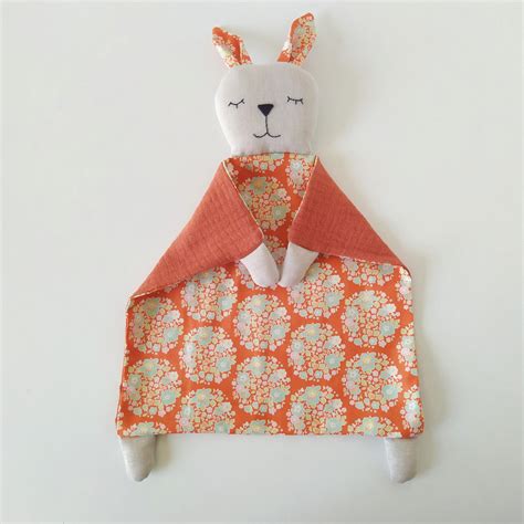 Bunny Lovey Sewing Pattern And Tutorial Pdf Lovey Sewing Pattern