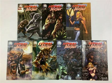 Lethal Instinct 1 6 VF NM Complete Series Variant Werewolf Cop