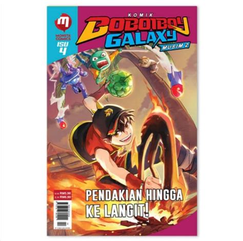 Komik Boboiboy Galaxy Musim Isu Pendakian Hingga Ke Langit