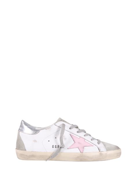 WOMAN GOLDEN GOOSE WHITE LEATHER SNEAKER