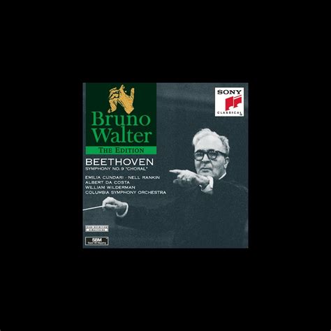 Beethoven Symphony No Album Von Bruno Walter Columbia Symphony