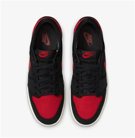 Air Jordan Retro Ajko Low Bred Black Varsity Red White Dx