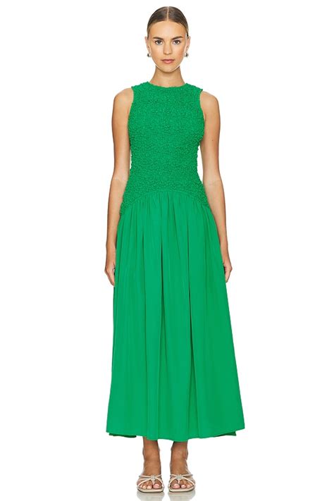 The Wolf Gang Marisol Maxi Dress In Emerald Revolve