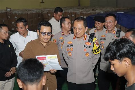 Pemilu 2024 Kapolresta Pastikan Logistik KPU Aman