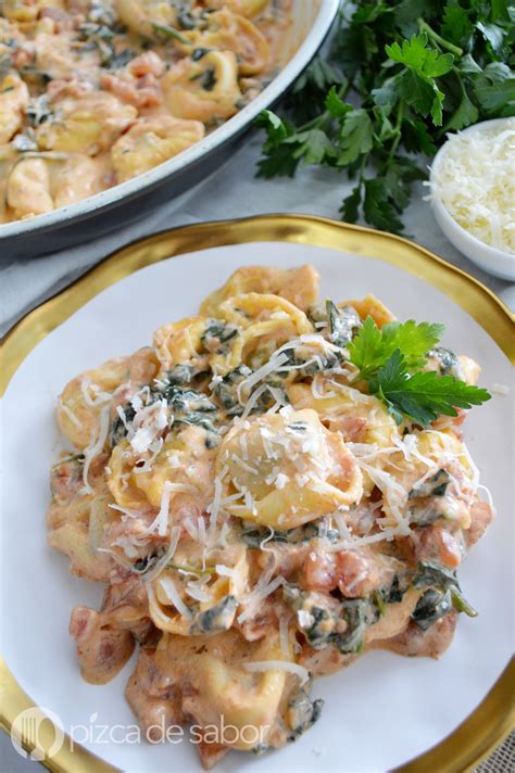 Pasta Con Salsa Cremosa De Tomate Pizca De Sabor