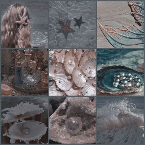 Mermaid Moodboard Mood Board Design Adopt Idea Mood Board Inspiration