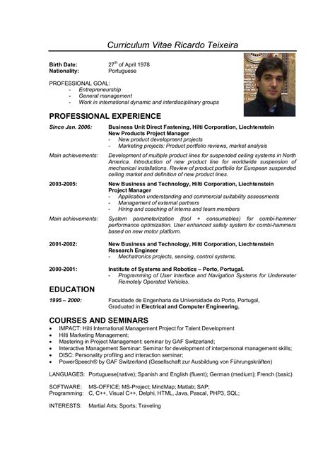 Curriculum Vitae Ricardo Teixeira Pdf