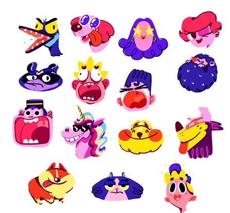 Giphy Animated Emotion Stickers Behance