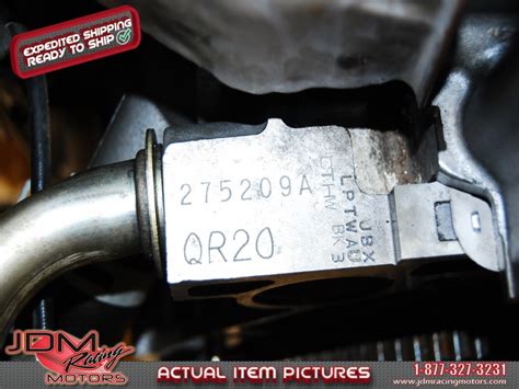 Nissan Altima Engine long block, QR20DE Engine replacement for 2.5 QR25DE