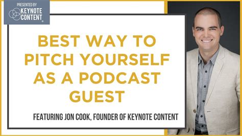 Best Way To Pitch Yourself As A Podcast Guest Youtube