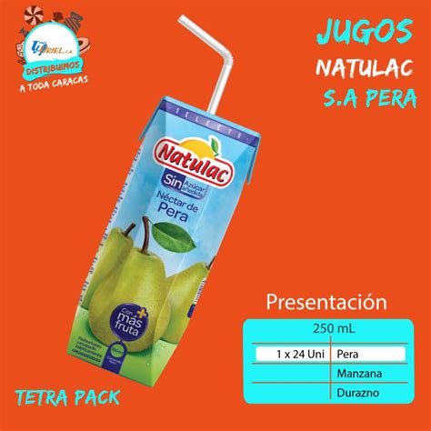 Jugos De Frutas Natulac 250 Ml Tetra Pack Sa Distribuidora Uriel Ca