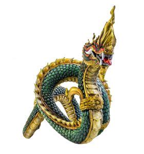 Rei de naga naka Tailândia dragão ou rei serpente em branco download